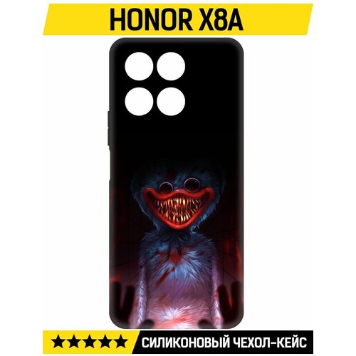 Чехол-накладка Krutoff Soft Case Атака Хаги Ваги для Honor X8a черный чехол накладка krutoff soft case атака хаги ваги для honor x9a черный