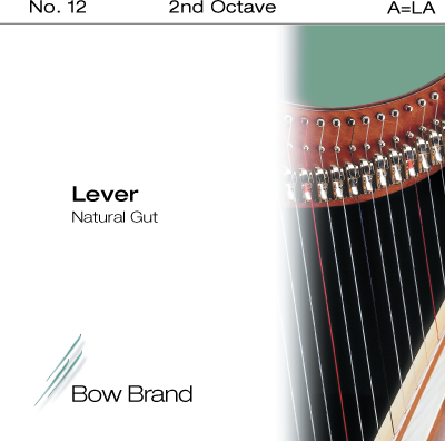 Струна A2 для арфы Bow Brand Lever Natural Gut LS-12A2