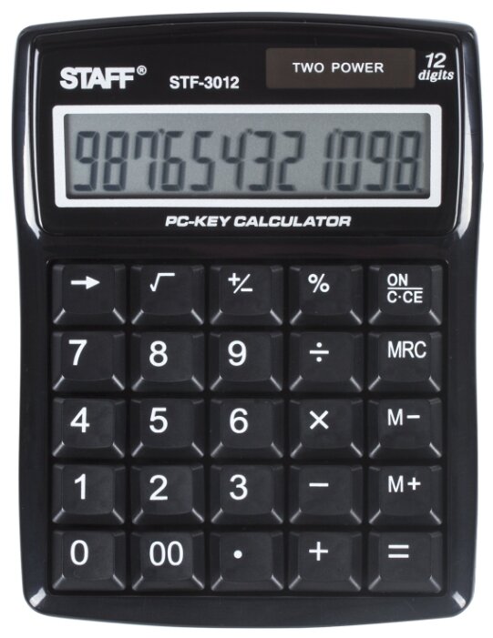 Калькулятор бухгалтерский STAFF STF-3012