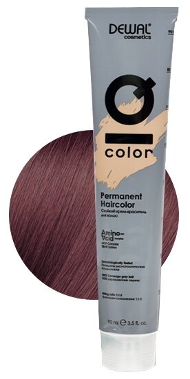 Dewal Cosmetics Краситель перманентный IQ COLOR, 5.5 Light mahogany brunette