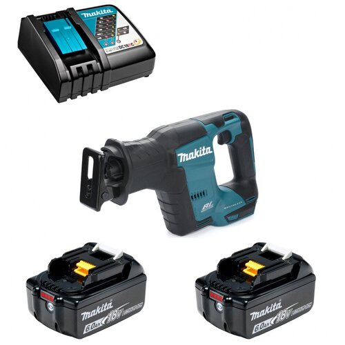 Пила сабельная аккумуляторная 255мм 18В Li-Ion 2x6Ач зу Makita DJR188RG2 5428000₽