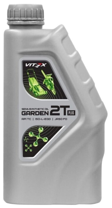 VITEX Масло моторное 2T п/синт. Garden Plus API TC ISO-L-EGD, JASO FD (1л) (VITEX)!!!!