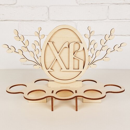 Заготовка Подставка для яиц Пасхальная Верба