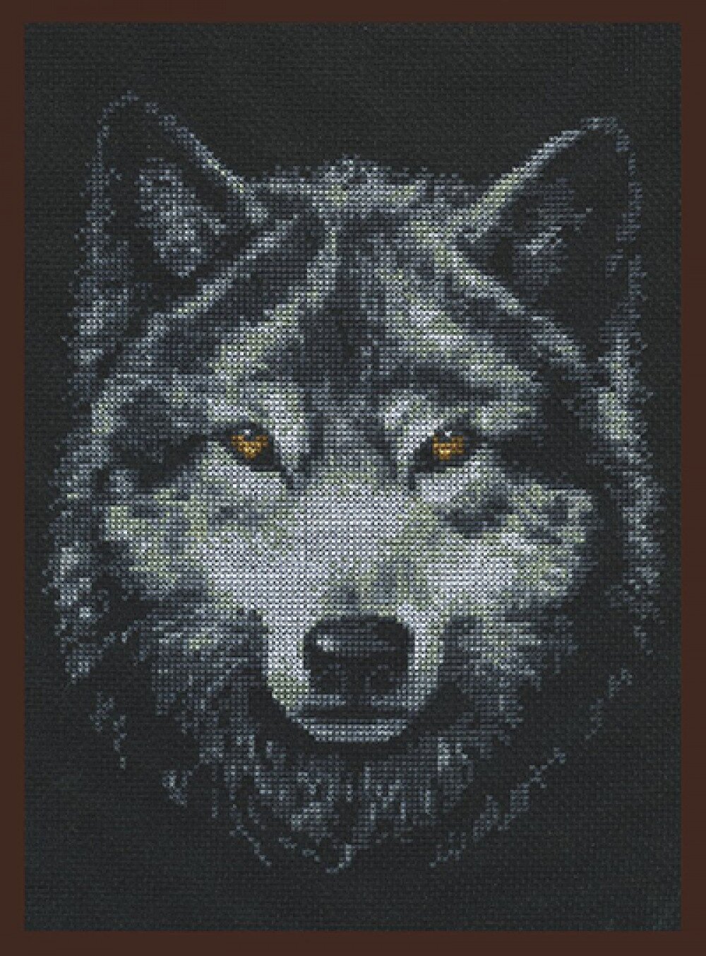 02.001"Взгляд волка" (Палитра) - фото №1