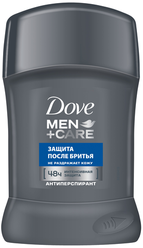 Антиперспирант стик Dove Men + Care Защита после бритья, 50 мл