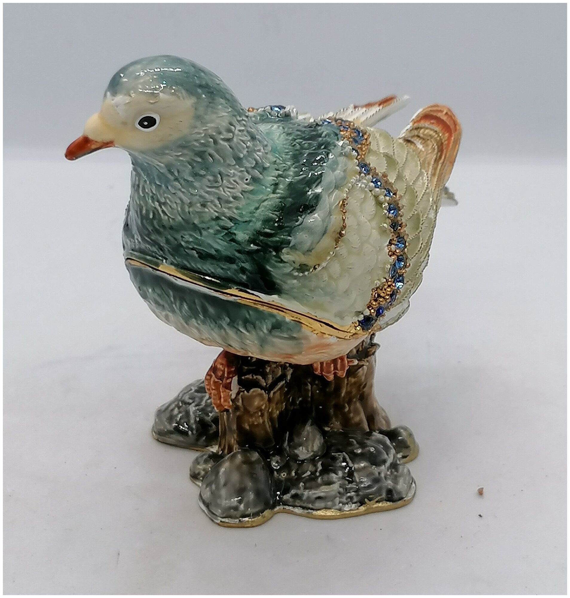 Шкатулка Фаберже "Голубь ВР762 " — фото 1