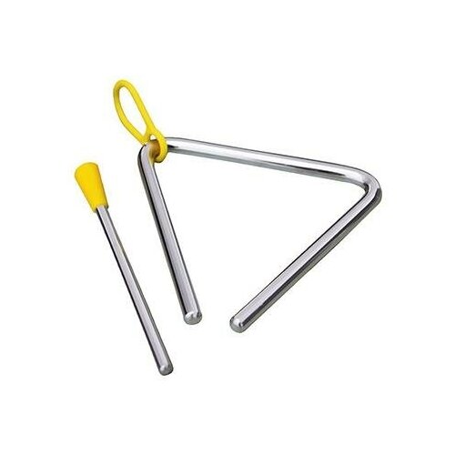 Треугольник 13 cм с держателем и ударной палочкой DEKKO T-5 хромированный