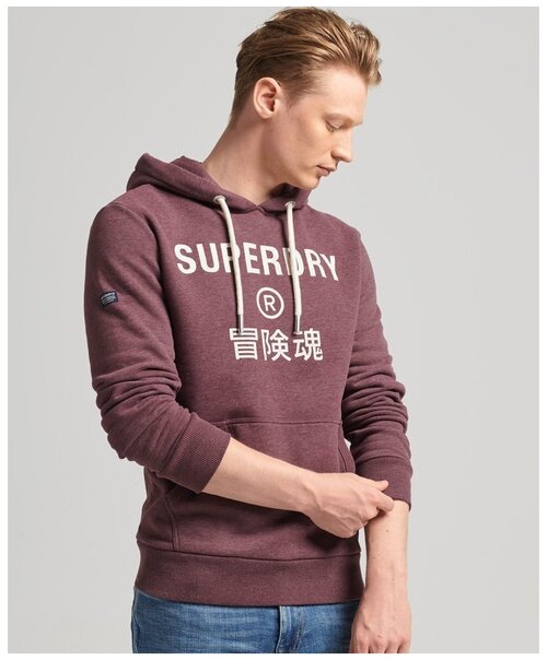 Худи Superdry, размер M, бордовый