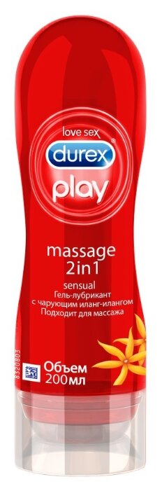 Гель-смазка Durex Play Massage 2in1 Sensual с чарующим Иланг-Илангом