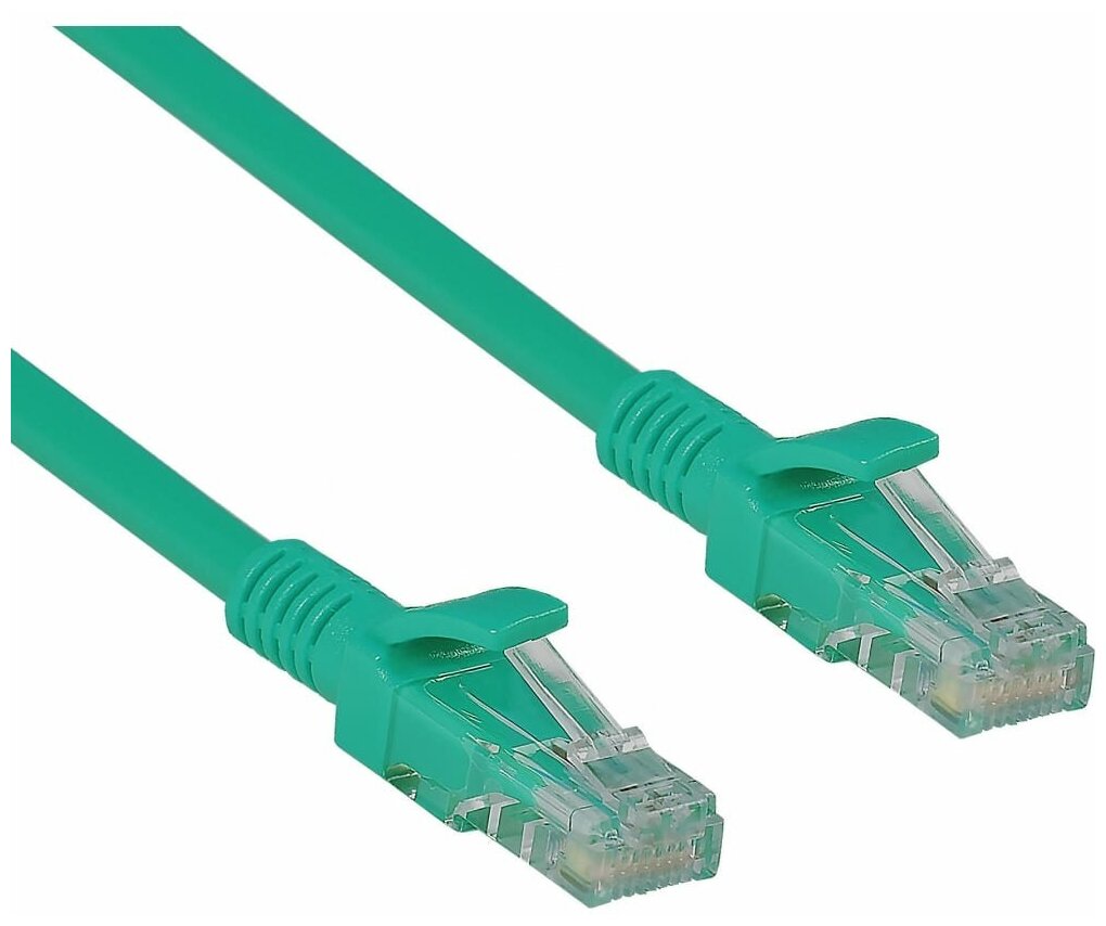 фото Сетевой кабель ExeGate UTP cat.5e 1.5m Green 258669