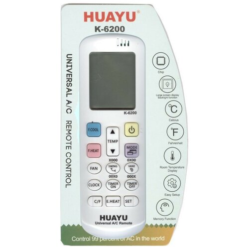 Пульт для кондиционера Huayu K-6200