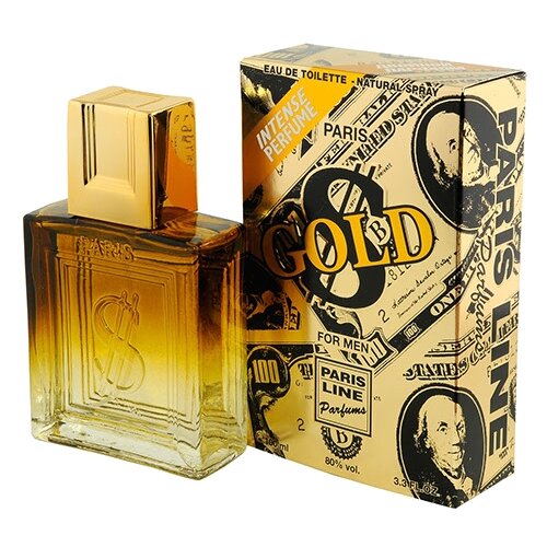 Paris Line Parfums туалетная вода Dollar Gold, 100 мл, 308 г