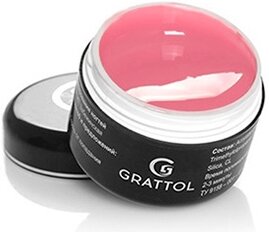 Гель Grattol Camouflage Gel камуфлирующий, 15 мл pink