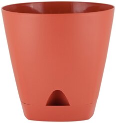 Горшок для цветов InGreen Amsterdam с прикорневым поливом (итальянский терракот), 1,35 л IG619910041