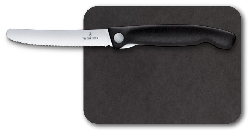 Набор Victorinox складной нож + доска, черный, 6.7191. F3