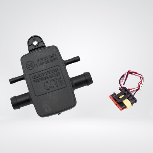 Датчик разрежения, давления и температуры газа SAVER (CCT6 - D) + Разъем для перехода от CCT5 к CCT6