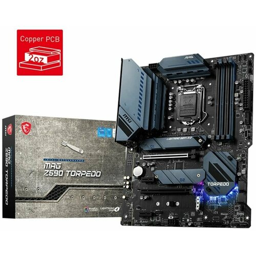 Материнская плата MSI MAG Z590 TORPEDO 1428500₽