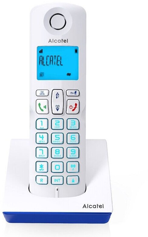 Радиотелефон Alcatel S250 White