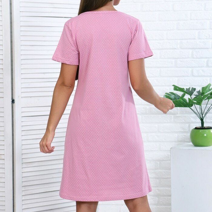 Ohana market Ночная сорочка женская, цвет розовый, размер 46 - фотография № 16