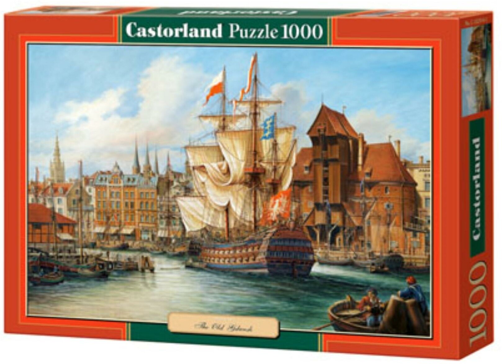 Puzzle-1000 "Старый Гданьск" в к 35x25x5 см