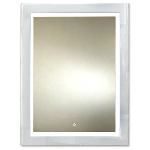 фото Зеркало континент lines led 600х740 c подсветкой континент зеркал