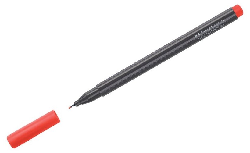 Набор капиллярных ручек Faber-castell "Grip Finepen" 20цв, 0,4мм, трехгран, пласт. уп, европодвес