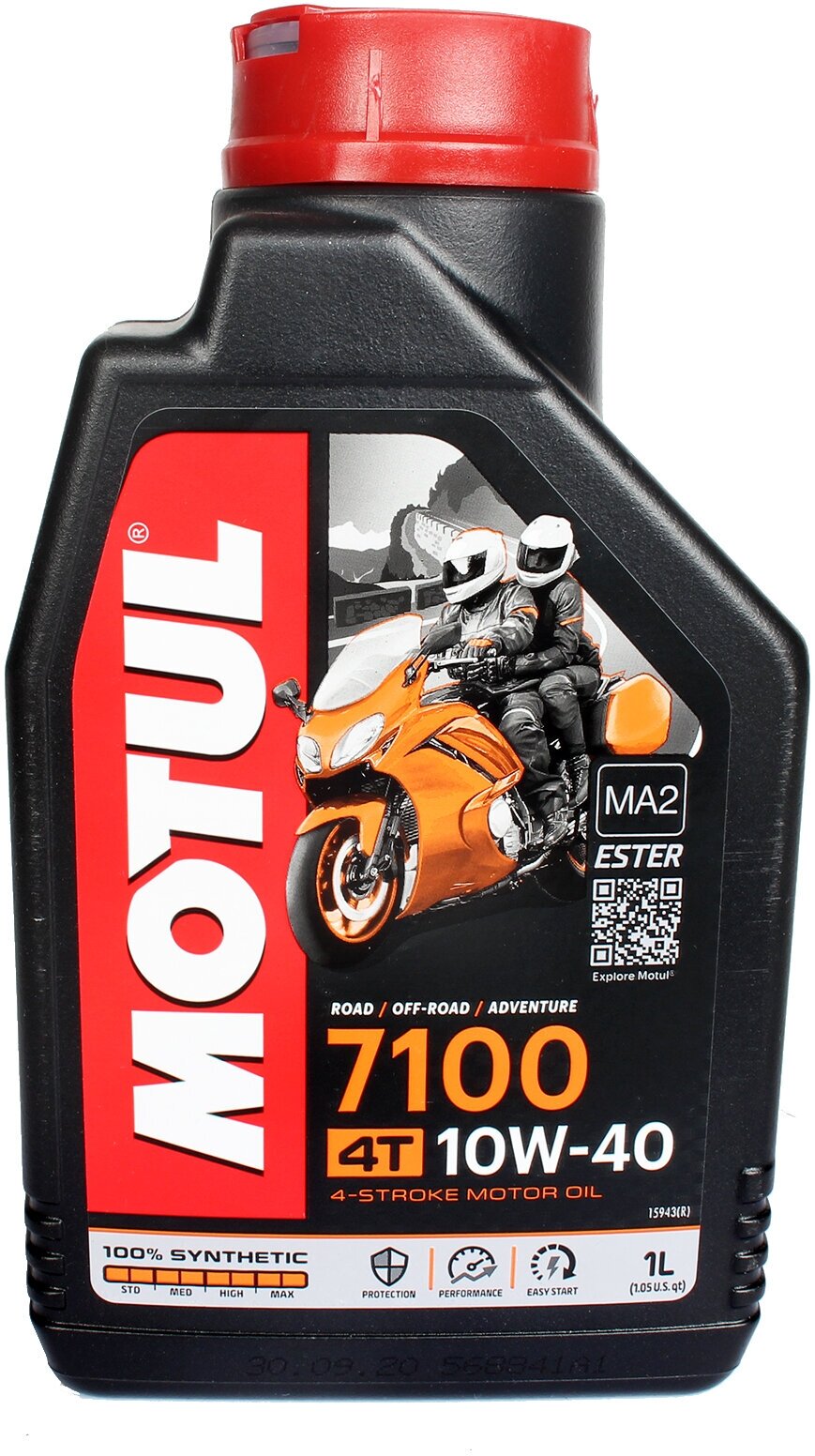 Моторное масло Motul 7100 4T 10W40, 1 л