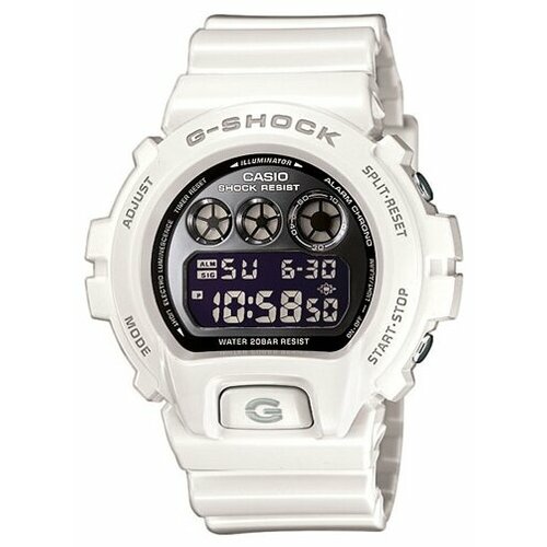 Наручные часы CASIO G-Shock DW-6900NB-7E, белый, черный наручные часы casio g shock dw h5600 1 черный