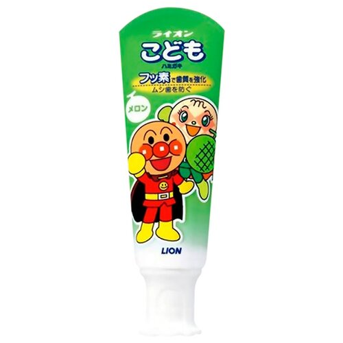 Зубная паста для детей слабоабразивная Дыня Lion kid's, 40гр