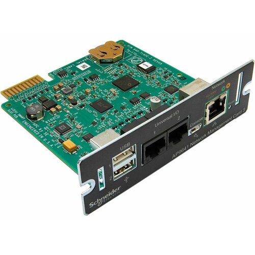 Аксессуар APC UPS Network Management Card 3 with Environmental Monitoring контроллер hpe q1c17a single phase 1gb ups with network management module