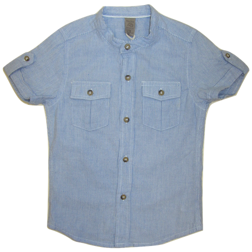 Рубашка Nucleo, размер 116, голубой рубашка nucleo размер 116 голубой