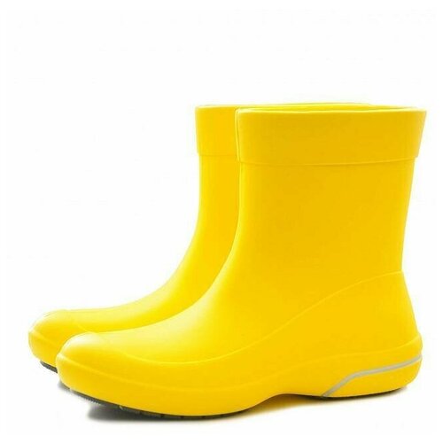 фото Сапоги женские nordman kleo из эва с подошвой тэп желтый-серый 37-38р-р