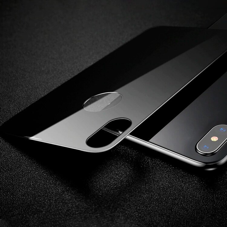 Комплект защитных стекол Baseus (SGAPIPH65-TZ01) для iPhone Xs Max (Black) - фото №3