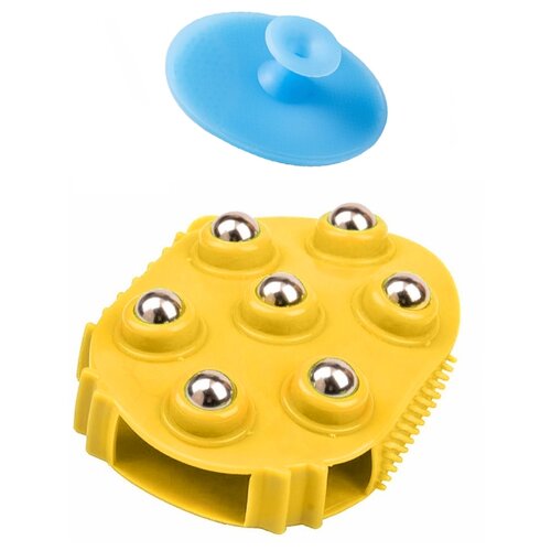 Набор массажных щеток для тела и лица Хоумспа желтый 28000₽