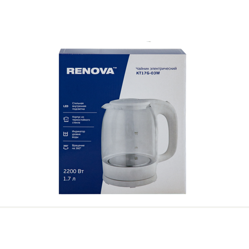 Чайник RENOVA KT17G-03W 139000₽