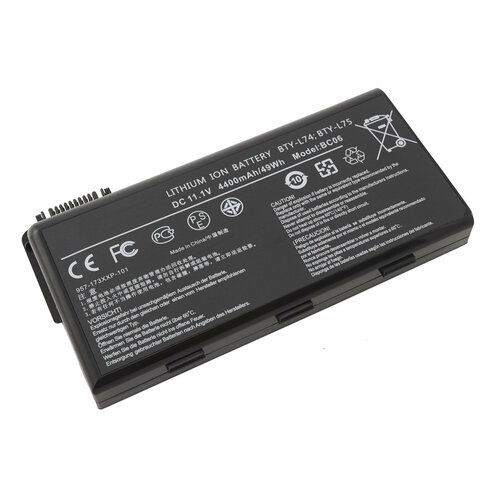 Аккумуляторная батарея для ноутбука MSI MSI GX60 (4400mAh)