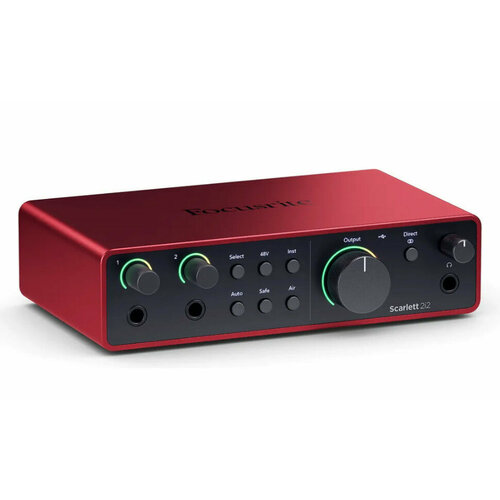 Внешняя звуковая карта Focusrite Scarlett 2i2 4th Gen 7FOMOSC0033 29650₽