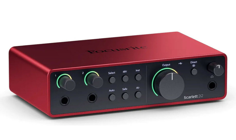 Внешняя звуковая карта Focusrite Scarlett 2i2 4th Gen 7FOMOSC0033