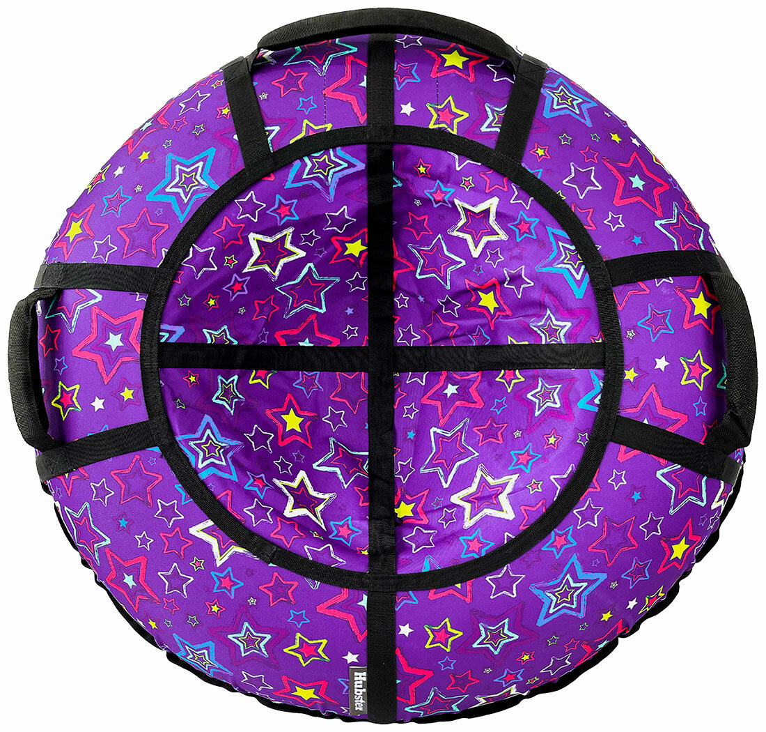 фото Тюбинг Hubster Люкс Pro S, Звезды фиолетовые, 120 см