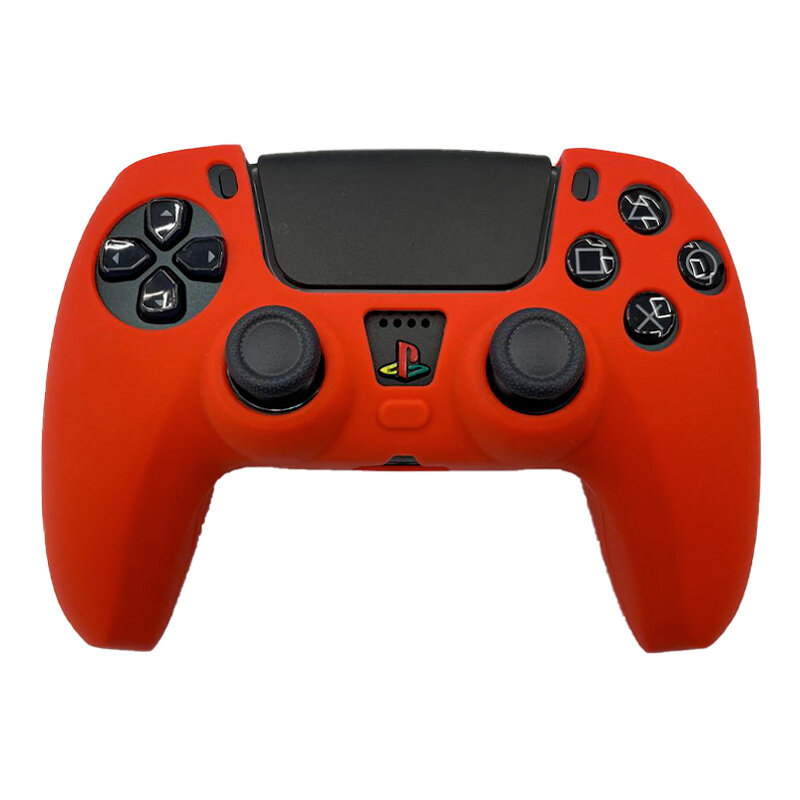 Силиконовый чехол для геймпада DualSense Silicon Case for PS5 Controller (красный)