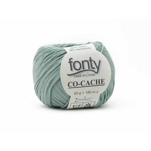 Пряжа Fonty CO-CACHE 50 г180 м цвет 11 92 хлопок 8 кашемир 836₽