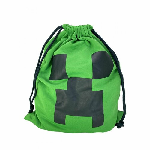 Мешок из ткани Minecraft для обуви 34x28см Крипер 941₽