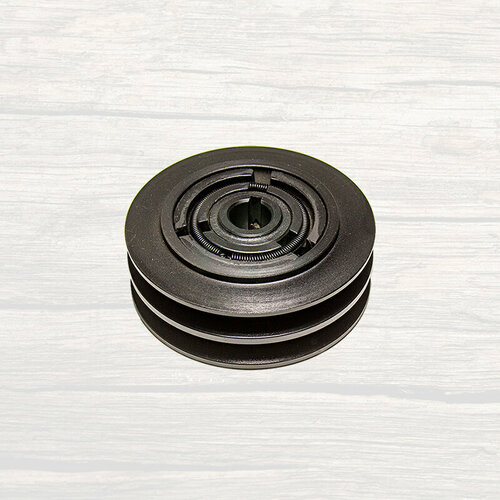 Муфта сцепления для виброплиты профиль ремня В диаметр 148 вал 254 мм 2 ремня 8550₽