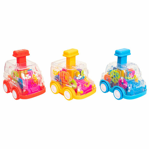 MAYA TOYS Игрушка заводная Машинка с шестеренками в ассортименте 470₽