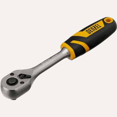 Изображение товара Denzel Ключ-трещотка 3/8", 90 зубьев, с быстрым сбросом, CrV, , 14032