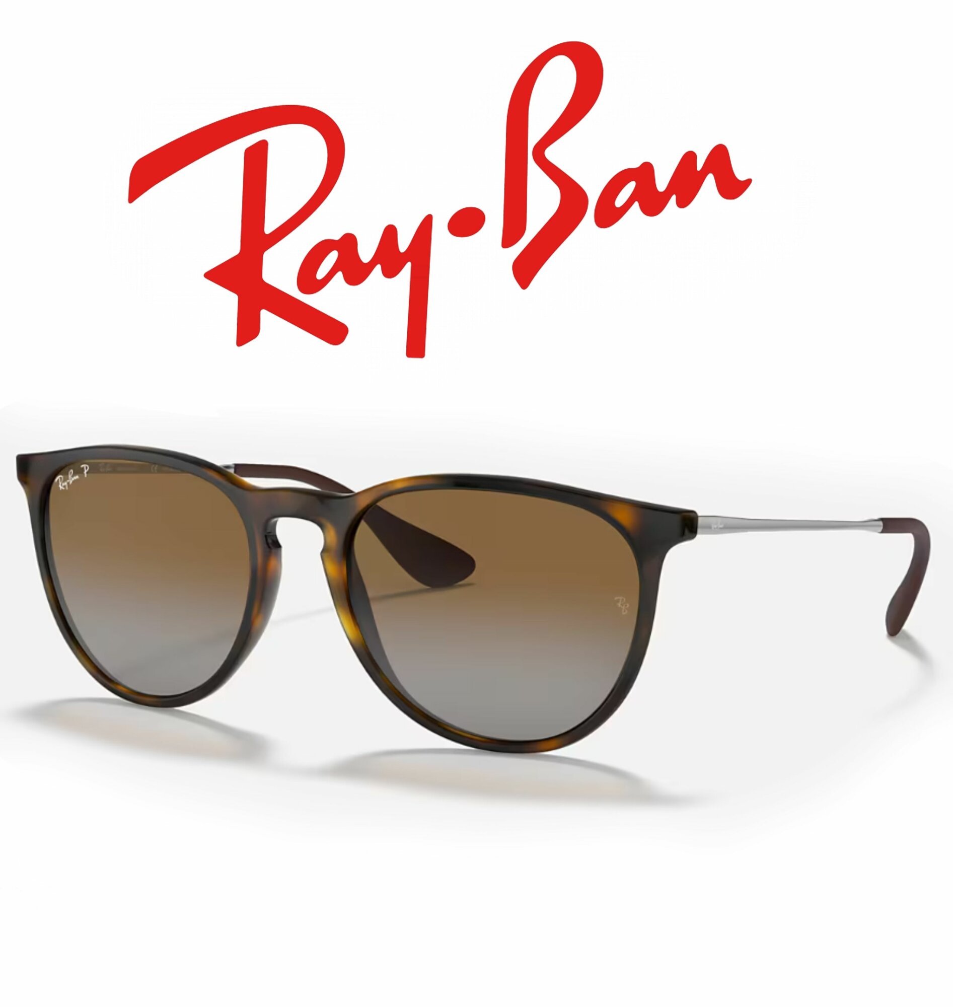 Солнцезащитные очки RAY-BAN ERIKA RB4171 622/8G коричневый