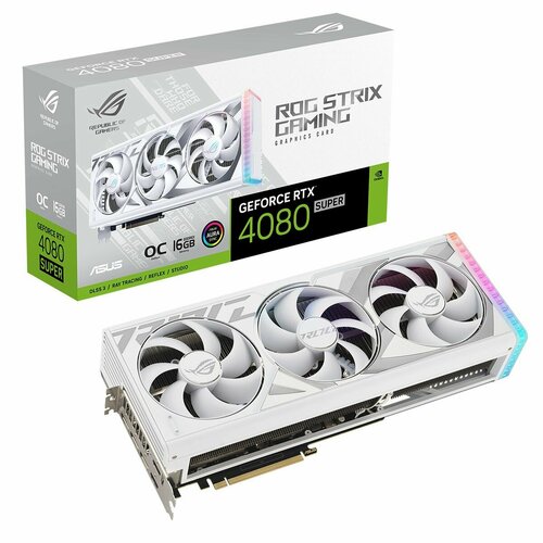Видеокарта ASUS ROG-STRIX-RTX4080S-O16G-WHITE RTX4080S HDMI2 DP316G D6X 285000₽