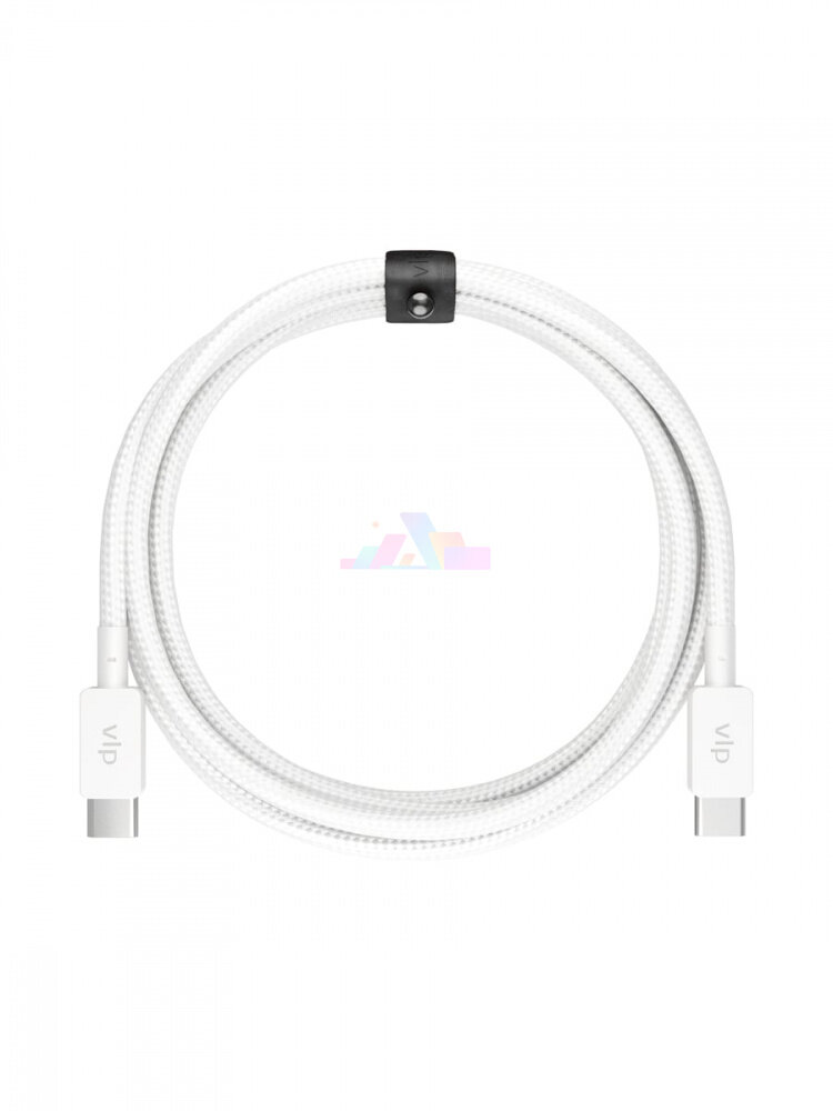 Кабель VLP USB-C to USB-C 2м 100W Белый