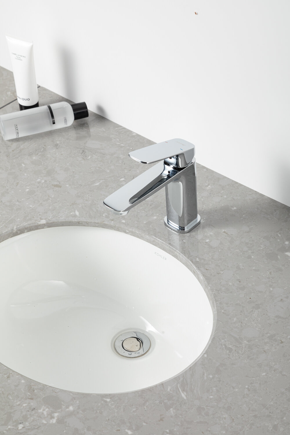 Смеситель для раковины с фиксированным изливом Gappo G28 G1028 латунь, хром