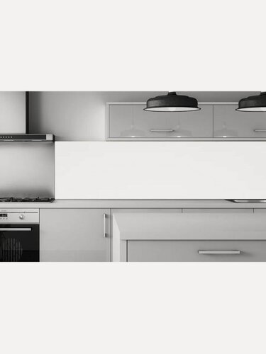 Изображение товара Кухонный фартук на стену "Скиф" 2500x600 мм, ЛДСП. Цвет - Белый